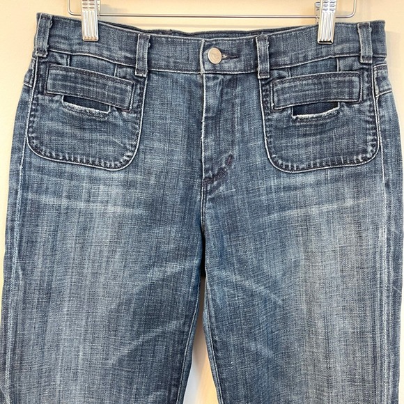 Citizens of Humanity Hutton High Rise Wide Leg Jeans Women 28 Blue Patch Pocket - Picture 3 of 8